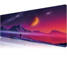 KlasseGear Pro Purple Sun 90x40 cm XXL Gaming Mousepad Çok Renkli