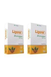 Ligone Bromelain Aromasız Yetişkin Vitamin 2x60 Adet Kapsül