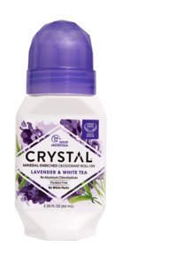 Crystal Lavender & White Tea Pudrasız Roll-On Unisex Deodorant 66 gr