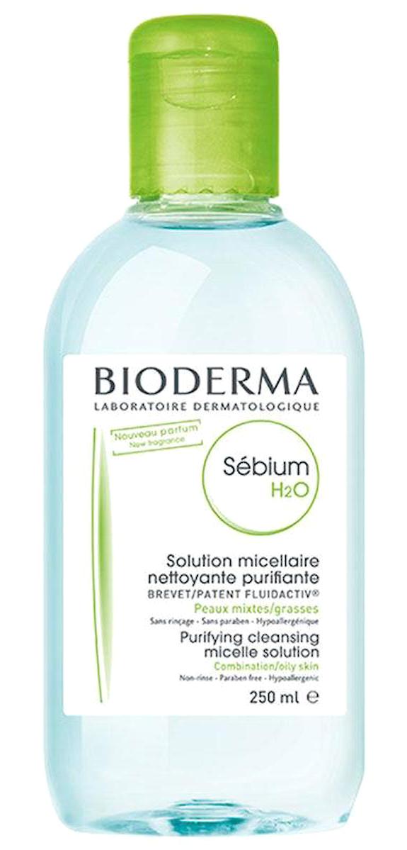 Bioderma Sebium H2O C Vitaminli Alkolsüz Karma-Yağlı Ciltler Su Bazlı Yüz Temizleyici Su 250 ml