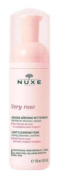 Nuxe Very Rose C Vitaminli Tüm Ciltler Su Bazlı Yüz Temizleyici Köpüğü 150 ml