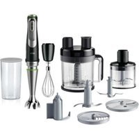 Braun MQ9195XLI 600 ml Sert Plastik Hazneli Buz Kırıcı Çift Bıçaklı Büyük El Blender Siyah