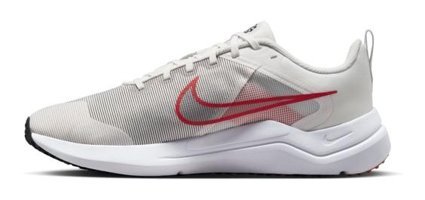 Nike Downshifter 12 DD9293-009 Bağcıklı Erkek Koşu Ayakkabısı Beyaz