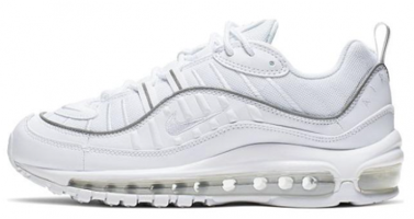 Nike Air Max 98 AH6799-114 Bağcıklı Kadın Günlük Ayakkabı Beyaz