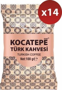 Kocatepe Kahve 100 gram Türk kahvesi 14 lü