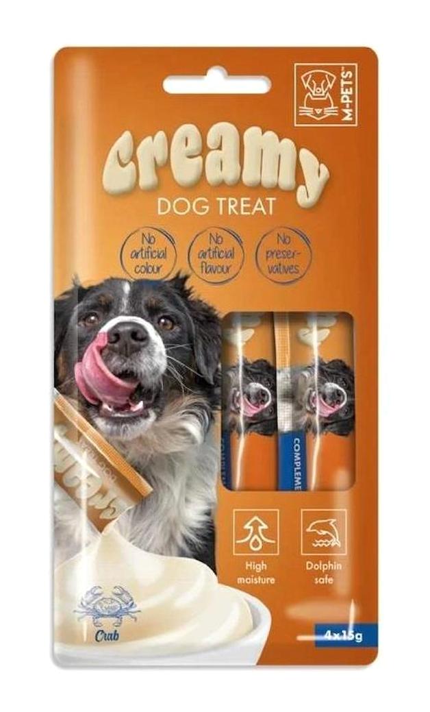 M Pets Yengeçli Sıvı Yetişkin Köpek Maması 4 x 15 gr Tekli