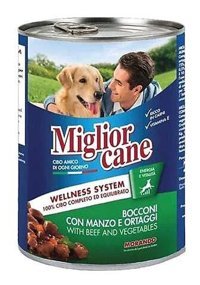 Miglior Cane Biftekli-Sebzeli Ezme Yetişkin Köpek Maması 6 x 405 gr 6'lı