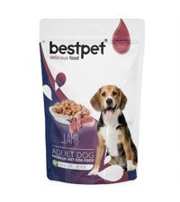 Bestpet Kuzu Etli Jöleli-Parça Etli Yetişkin Köpek Maması 100 gr Tekli