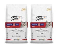 Felicia Kuzu Etli Tahıllı Yetişkin Kedi Maması 2x2 kg