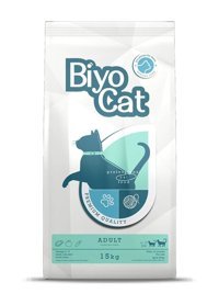 Biyocat Kuzu Etli Düşük Tahıllı Yetişkin Kedi Maması 15 kg