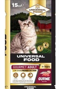 Universal Food Gurme Tahıllı Yetişkin Kedi Maması 15 kg