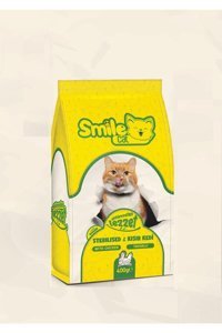 Smile Cat Tavuklu Kısırlaştırılmış Tahıllı Yetişkin Kedi Maması 400 gr