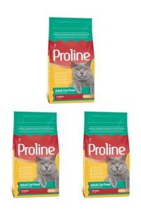 Pro Line Tavuklu Kısırlaştırılmış Tahıllı Yetişkin Kedi Maması 3x1.2 kg