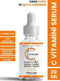 Procsin Ton Eşitleyici Bakım u C Vitaminli Canlandırıcı Jel Yüz Serumu 20 ml