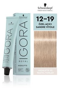 Schwarzkopf Igora Royal Highlifts 12.19 Sandre Viyole Krem Saç Boyası 60 ml