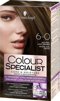 Schwarzkopf Palette Doğal Renkler 6.0 Açık Kahve Krem Saç Boyası 50 ml