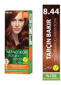 Nevacolor Natural Colors 8.44 Tarçın Bakır Krem Saç Boyası 50 Ml