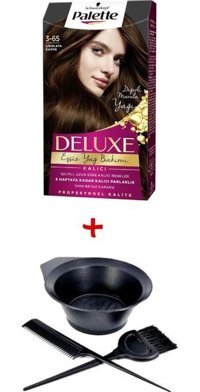 Schwarzkopf Palette Deluxe 3.65 Çikolata Kahve Krem Boyama Seti Saç Boyası 50 ml