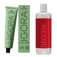 Schwarzkopf Igora Royal Zero Amm Maxi Oksidan 6.6 Krem Saç Boyası 60 ml