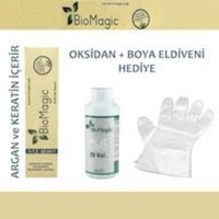 BioMagic Keratin & Argan Yağı 6643 Koyu Kumral Bakır Kızılı Organik Amonyaksız Krem Saç Boyası 60 Ml