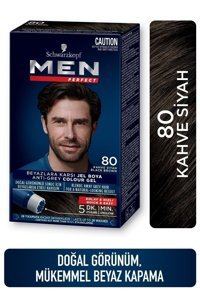 Schwarzkopf Men Perfect 80 Siyah Jel Erkek Saç Boyası 40 ml