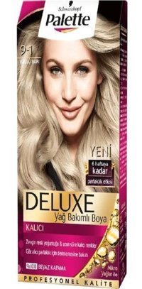 Schwarzkopf Palette Deluxe 9.1 Küllü Sarı Krem Saç Boyası 50 ml