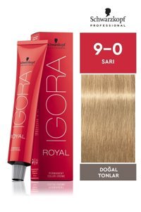 Schwarzkopf Igora Royal Doğal Tonlar 9.0 Sarı Krem Saç Boyası 60 ml