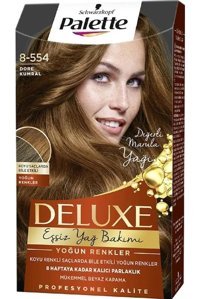 Schwarzkopf Palette Deluxe 8.554 Dore Kumral Krem Saç Boyası 50 ml