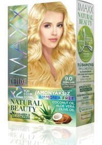 Maxx Deluxe Natural Beauty 9.0 Doğal Sarı Amonyaksız Krem Saç Boyası 60 Ml