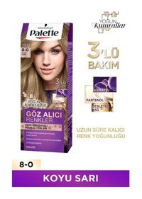 Schwarzkopf Palette Göz Alıcı Renkler 8.0 Koyu Sarı Krem Saç Boyası 50 ml