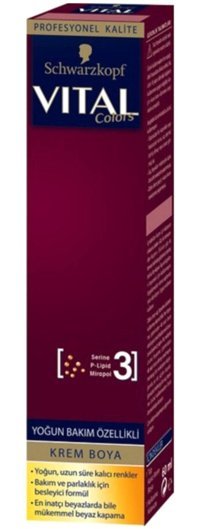 Schwarzkopf Vital Colors 7.00 Kumral Krem Saç Boyası 60 ml