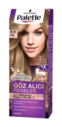 Schwarzkopf Palette Göz Alıcı Renkler 8.0 Krem Saç Boyası 50 ml