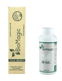 BioMagic Keratin & Argan Yağı 66.07 Çikolata Kahve Amonyaksız Krem Saç Boyası 60 Ml