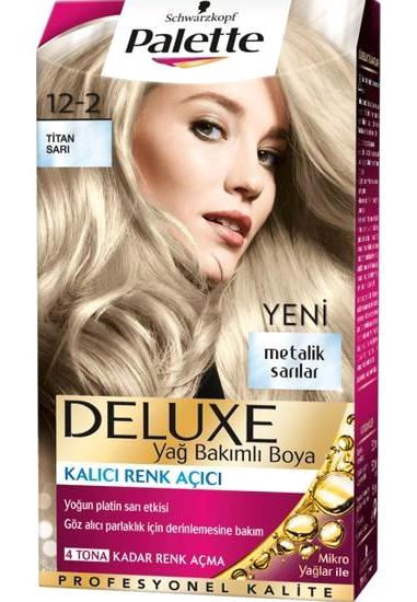 Schwarzkopf Palette Deluxe 12.2 Sarı Krem Saç Boyası 50 ml