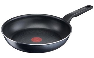 Tefal 2X XL Force C38502 Plastik Saplı Alüminyum 20 cm Kızartma Tava Siyah