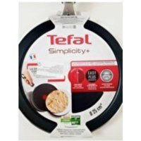 Tefal Simplicity+ Alüminyum 25 cm Krep Tava Siyah