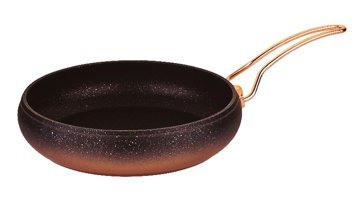 O.M.S 3241 Metal Saplı Granit 26 cm Güveç Tava Siyah