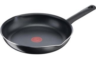 Tefal 1X Daybydayone Plastik Saplı Titanyum 32 cm Düz Tava Siyah