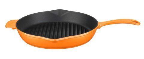 Lava Spring Döküm 28 cm Grill Tava Turuncu