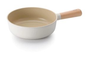 Primanova Fika Plastik Saplı Döküm 26 cm Wok Tava Krem