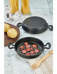 Cooker CKR3139 Döküm 18 cm Sahan Tava Siyah