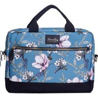 BloominBag Cherry Blossom 15.6 inç Kumaş El-Omuz Laptop Çantası Mavi