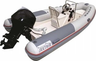 Jeetrib JR-F-465-JC 465 cm Fiber Tabanlı 7 Kişilik Şişme Bot Gri