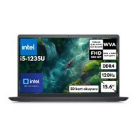 Dell Inspiron 3520 I352010030U BT75 Dahili Intel UHD Graphics Intel Core i5 1235U 24 GB Ram 1 TB SSD 15.6 inç Full HD Windows 10 Pro Laptop