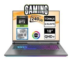 Asus RS Scar 18 G834JY-N6041A2 Harici GeForce RTX 4090 Intel Core i9 13980HX 64 GB Ram 1 TB SSD 18 inç QHD Freedos Gaming Laptop