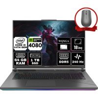 Asus ROG Strix G18 G814JZR-N6092-A90 Harici GeForce RTX 4080 Intel Core i9 14900HX 64 GB Ram 1 TB SSD 18 inç WQXGA Windows 11 Pro Gaming Laptop + Anzar Mouse