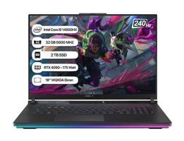 Asus ROG Strix Scar 18 G834JYR-N6100 Harici GeForce RTX 4090 Intel Core i9 14900HX 32 GB Ram 2 TB SSD 18 inç Full HD Freedos Gaming Laptop