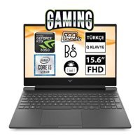 Hp Victus 15 FA0011NT 80D33EA03 Harici GeForce RTX 3050 Intel Core i5 12450H 32 GB Ram 512 GB SSD 15.6 inç Full HD Freedos Gaming Laptop