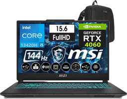 MSI Cyborg 15 A13VF-896XTRW41 Harici GeForce RTX 4060 Intel Core i5 13420H 24 GB Ram 512 GB SSD 15.6 inç Full HD Windows 11 Pro Gaming Laptop