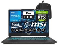 MSI Cyborg 15 A13VF-896XTRW32 Harici GeForce RTX 4060 Intel Core i5 13420H 48 GB Ram 4 TB SSD 15.6 inç Full HD Windows 11 Home Gaming Laptop + Weblegelsin Çanta